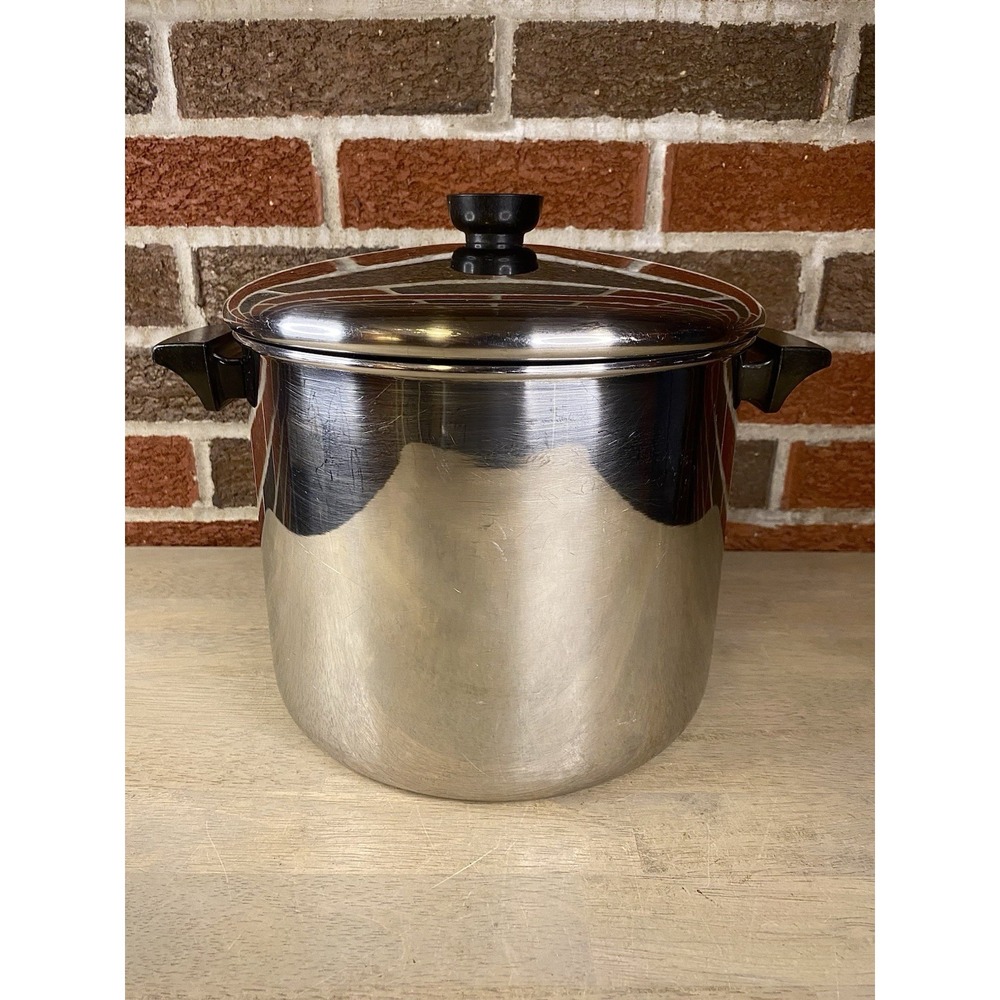 1801 Revere Ware Stainless Steel 8 Qt. Stock Pot W/ Lid 83 Clinton, Illinois